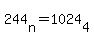 244%5Bn%5D+=+1024%5B4%5D
