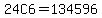 24C6=134596