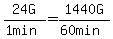 24G%2F%281min%29+=+1440G%2F%2860min%29
