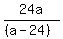 24a%2F%28%28a-24%29%29
