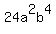 24a%5E2b%5E4
