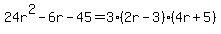 24r%5E2-6r-45=3%282r-3%29%284r%2B5%29