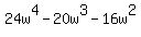 24w%5E4-20w%5E3-16w%5E2