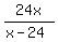 24x%2F%28x-24%29