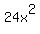 24x%5E2