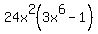 24x%5E2%283x%5E6-1%29