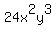 24x%5E2y%5E3