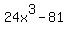 24x%5E3-81