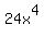 24x%5E4