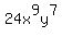 24x%5E9y%5E7