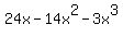 24x-14x%5E2-3x%5E3