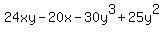24xy-20x-30y%5E3%2B25y%5E2