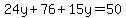 24y%2B76%2B15y=50