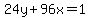24y%2B96x=1