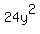 24y%5E2