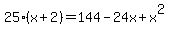25%28x%2B2%29+=+144-24x%2Bx%5E2