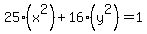 25%28x%5E2%29%2B16%28y%5E2%29=1
