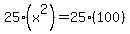 25%28x%5E2%29+=+25%28100%29