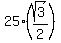 25%2A%28sqrt%283%29%2F2%29