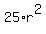 25%2Ar%5E2