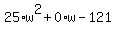 25%2Aw%5E2%2B0%2Aw-121