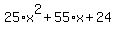 25%2Ax%5E2%2B55%2Ax%2B24
