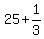 25%2B1%2F3