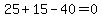 25%2B15-40=0