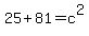 25%2B81=c%5E2