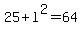 25%2Bl%5E2=64