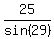 25%2Fsin%2829%29