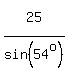 25%5E%22%22%2Fsin%2854%5Eo%29
