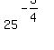 25%5E%28-3%2F4%29