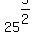 25%5E%285%2F2%29+