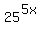 25%5E%285x%29