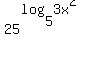 25%5E%28log%285%2C3x%5E2%29%29