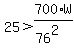 25+%3E+700%2AW%2F%2876%5E2%29