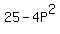 25-4P%5E2
