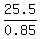 25.5%2F0.85