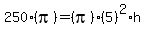 250%28pi%29=%28pi%29%285%29%5E2%2Ah