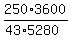 250%2A3600%2F%2843%2A5280%29