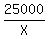 25000%2FX