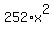 252%2Ax%5E2