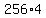 256%2A4