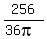 256%2F%2836pi%29