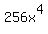 256x%5E4