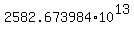 \"2582.673984%2A10%5E13\"