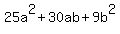 25a%5E2+%2B+30ab+%2B+9b%5E2