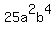 25a%5E2b%5E4