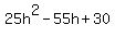 25h%5E2-55h%2B30